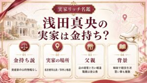 浅田真央の実家は金持ち？名古屋市とされる場所や父親の仕事、裕福説の理由も紹介の記事のアイキャッチ画像