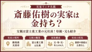 斎藤佑樹の実家は金持ち？父親は富士重工業の元社員！母親・兄も紹介の記事のアイキャッチ画像