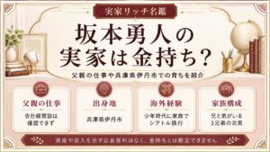 坂本勇人の実家は金持ち？父親の仕事や兵庫県伊丹市での育ちを紹介の記事のアイキャッチ画像