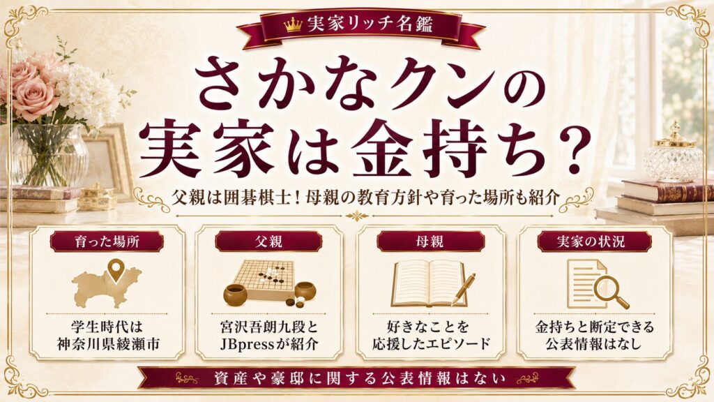 さかなクンの実家は金持ち？父親は囲碁棋士！母親の教育方針や育った場所も紹介の記事のアイキャッチ画像