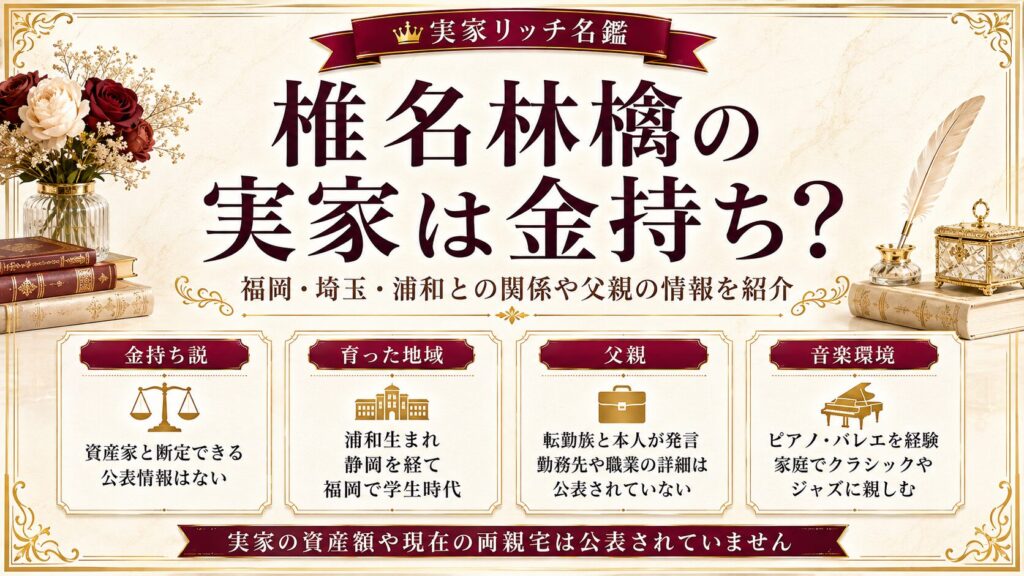 椎名林檎の実家は金持ち？福岡・埼玉・浦和との関係や父親の職業も紹介の記事のアイキャッチ画像