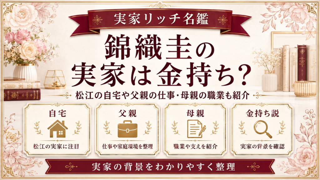錦織圭の実家は金持ち？松江の自宅や父親の仕事・母親の職業も紹介の記事のアイキャッチ画像